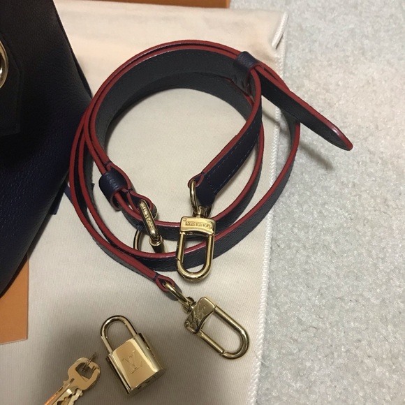 💙Speedy Bandouliere 25 Empreinte Marine Rouge 💙 - Picture 3 of 8